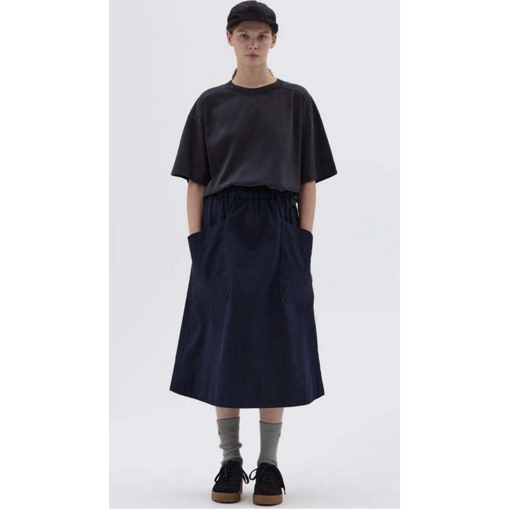MHL By Margaret Howell Patch Pocket Skirt Blue -‎ Size Small